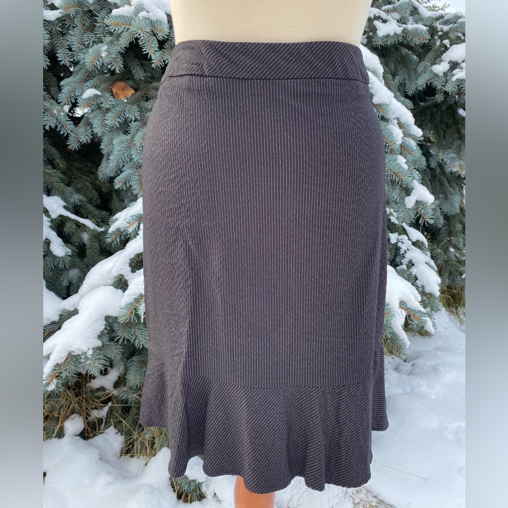 Vintage black, metallic purple/pink skirt by Ingredients size 14 USA made